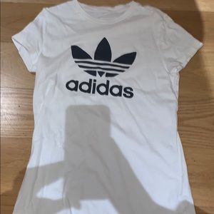 White Adidas Kids shirt
